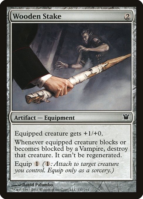 Wooden Stake - Innistrad Common Card
