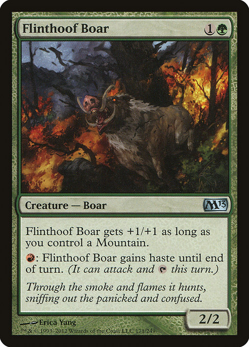 Flinthoof Boar - Magic 2013 Uncommon Card