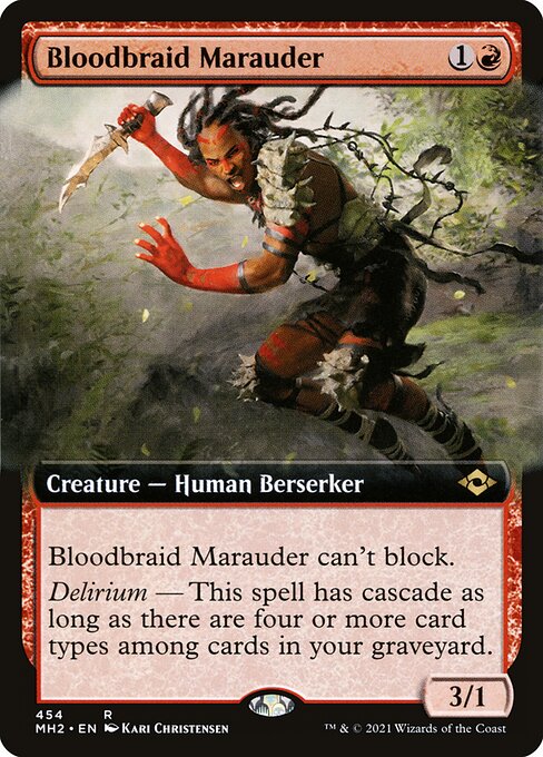 Bloodbraid Marauder - Modern Horizons 2 Rare Card