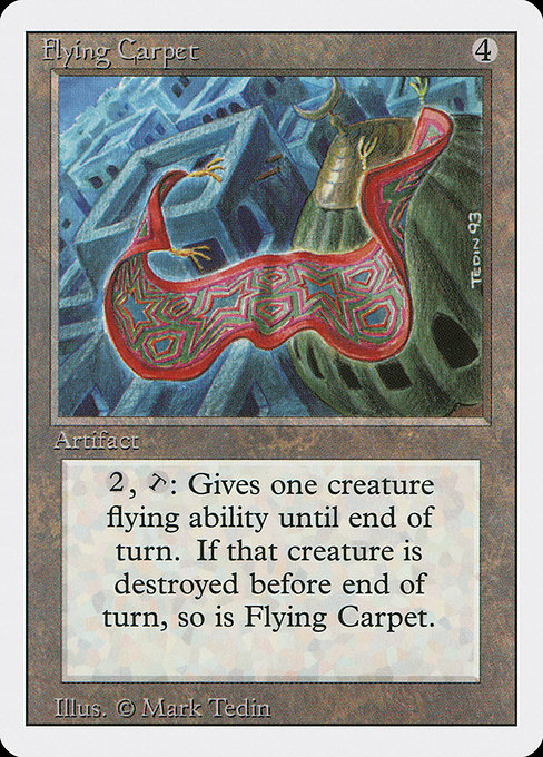 Flying Carpet - Revised Edition Rare Card