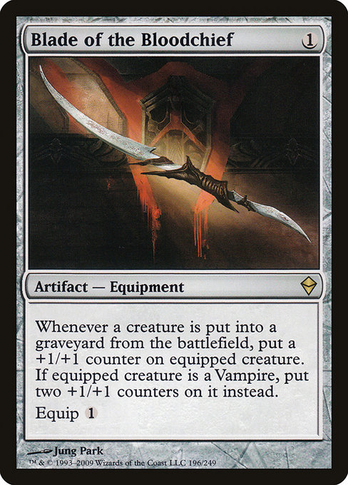 Blade of the Bloodchief - Zendikar Rare Card