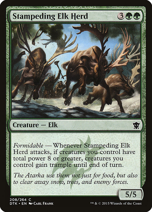 Stampeding Elk Herd - Dragons of Tarkir Common Card