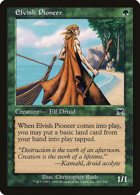 Elvish Pioneer - Onslaught Common Card