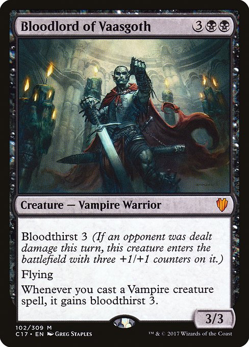 Bloodlord of Vaasgoth - Commander 2017 Mythic Card