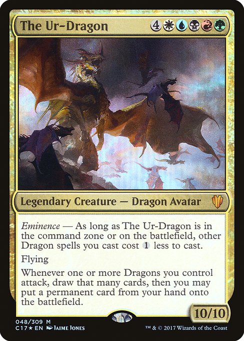 The Ur-Dragon - Commander 2017 Mythic Card