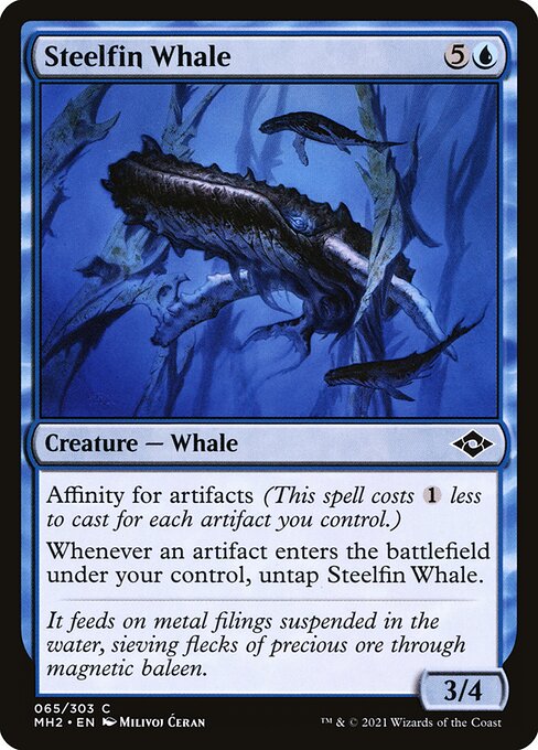 Steelfin Whale - Modern Horizons 2 Common Card
