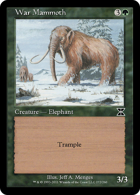 War Mammoth - Masters Edition IV Common Card