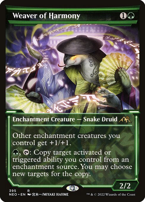 Weaver of Harmony - Kamigawa: Neon Dynasty Rare Card