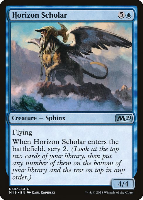 Horizon Scholar - Core Set 2019 Uncommon Card