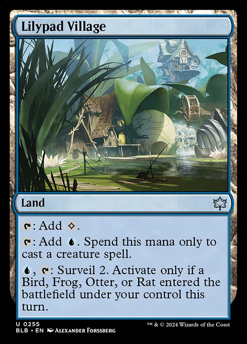 Lilypad Village - Bloomburrow Uncommon Card