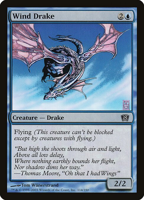 Wind Drake - Eighth Edition Common Card