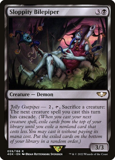 Sloppity Bilepiper - Warhammer 40,000 Commander Rare Card