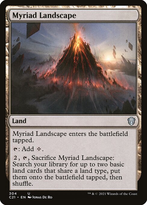 Myriad Landscape - Commander 2021 Uncommon Card