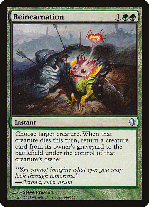 Reincarnation - Commander 2013 Uncommon Card