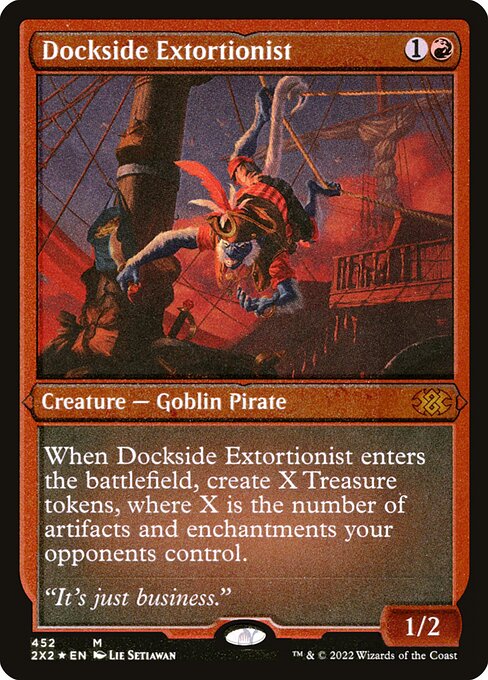 Dockside Extortionist - Double Masters 2022 Mythic Card