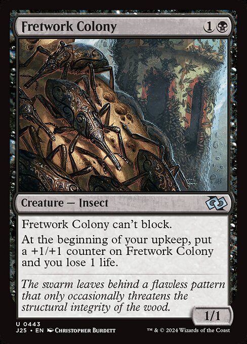 Fretwork Colony - Foundations Jumpstart Uncommon Card