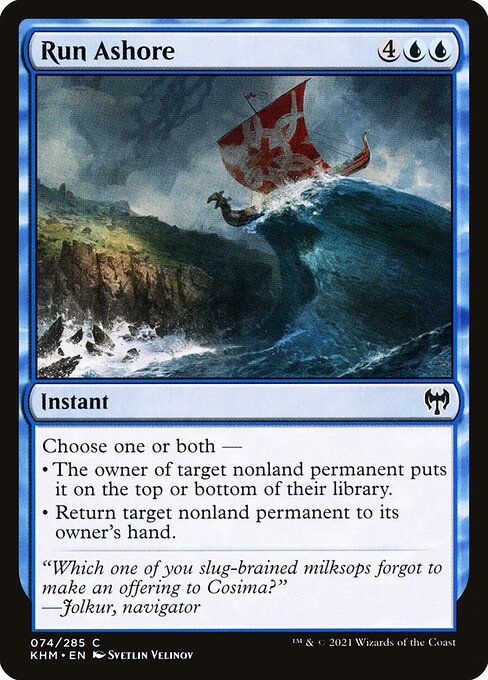 Run Ashore - Kaldheim Common Card