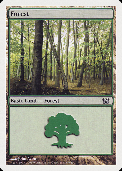 Forest - Eighth Edition Common Card