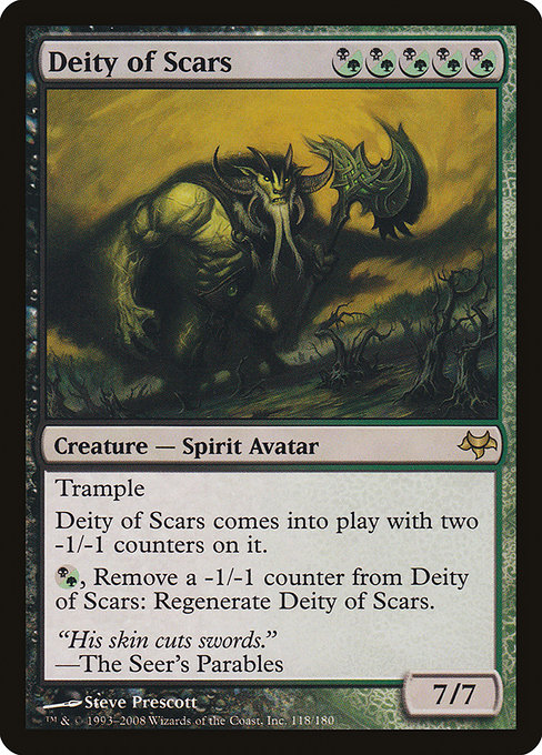 Deity of Scars - Eventide Rare Card