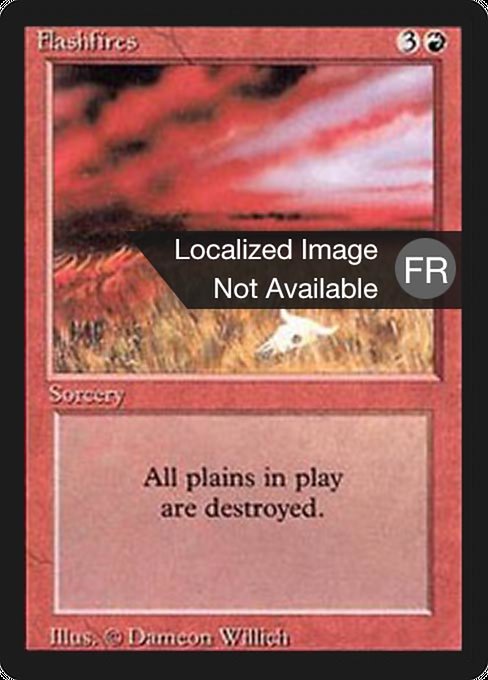 Flashfires - Foreign Black Border Uncommon Card