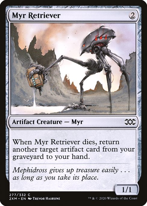 Myr Retriever - Double Masters Common Card