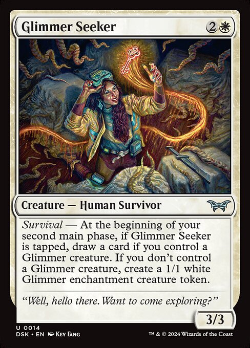 Glimmer Seeker - Duskmourn: House of Horror Uncommon Card