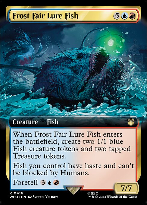 Frost Fair Lure Fish - Doctor Who Rare Card