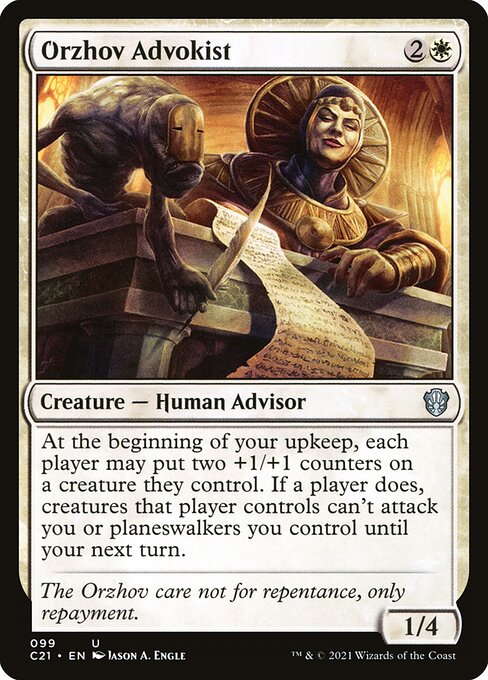 Orzhov Advokist - Commander 2021 Uncommon Card