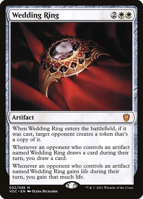 Wedding Ring - Crimson Vow Commander Mythic Card