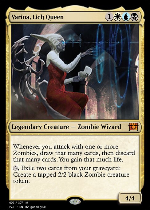 Varina, Lich Queen - Treasure Chest Mythic Card