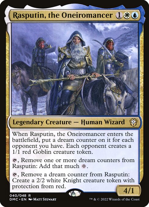 Rasputin, the Oneiromancer - Dominaria United Commander Rare Card