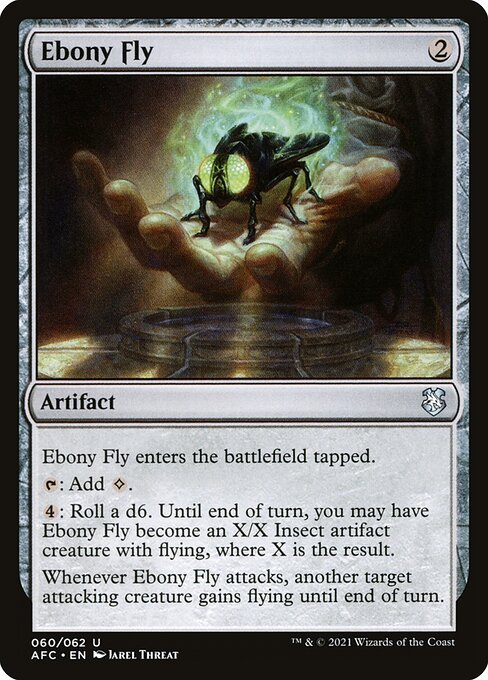 Ebony Fly - Forgotten Realms Commander Uncommon Card
