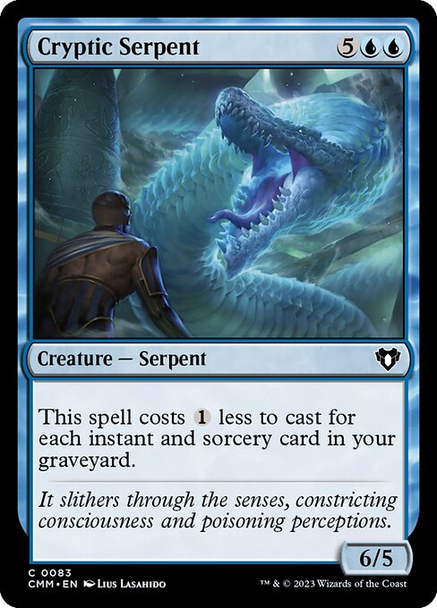 Cryptic Serpent - Commander Masters Common Card