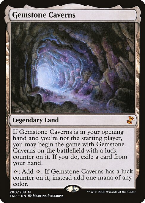 Gemstone Caverns - Time Spiral Remastered Mythic Card