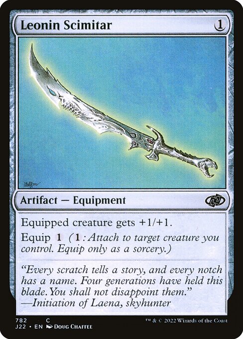 Leonin Scimitar - Jumpstart 2022 Common Card