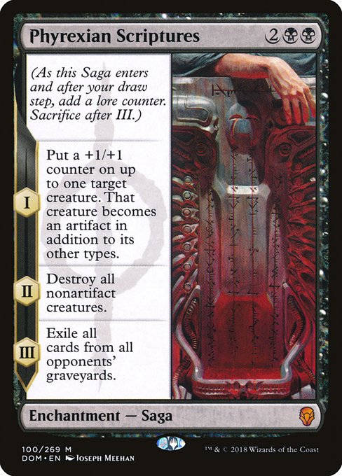 Phyrexian Scriptures - Dominaria Mythic Card