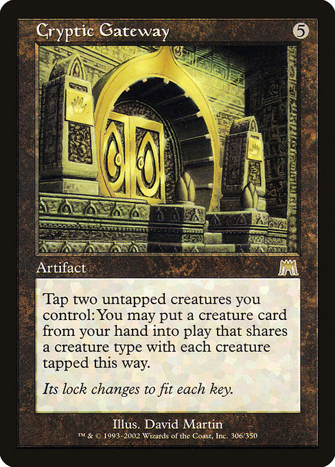 Cryptic Gateway - Onslaught Rare Card