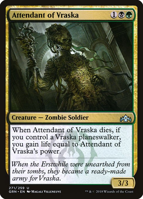 Attendant of Vraska - Guilds of Ravnica Uncommon Card