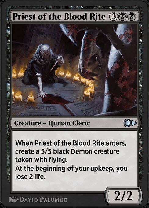 Priest of the Blood Rite - Pioneer Masters Uncommon Card