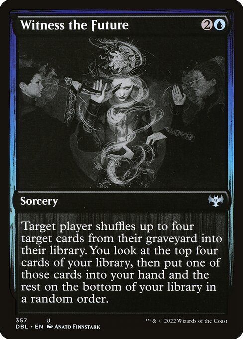 Witness the Future - Innistrad: Double Feature Uncommon Card