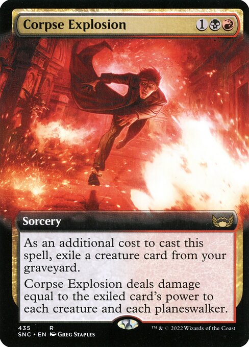 Corpse Explosion - Streets of New Capenna Rare Card