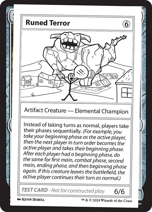 Runed Terror - Mystery Booster 2 Rare Card