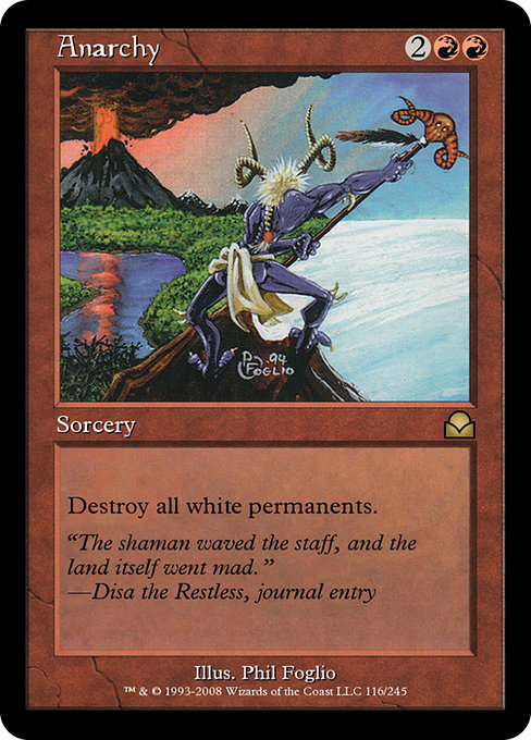 Anarchy - Masters Edition II Rare Card