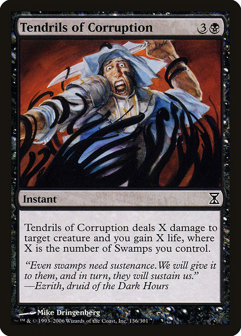 Tendrils of Corruption - Time Spiral Common Card