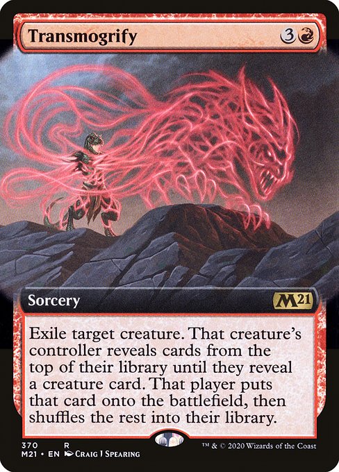 Transmogrify - Core Set 2021 Rare Card
