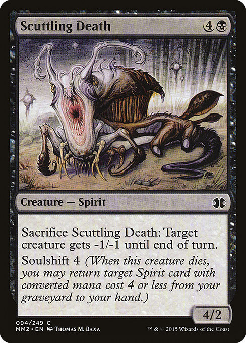 Scuttling Death - Modern Masters 2015 Common Card