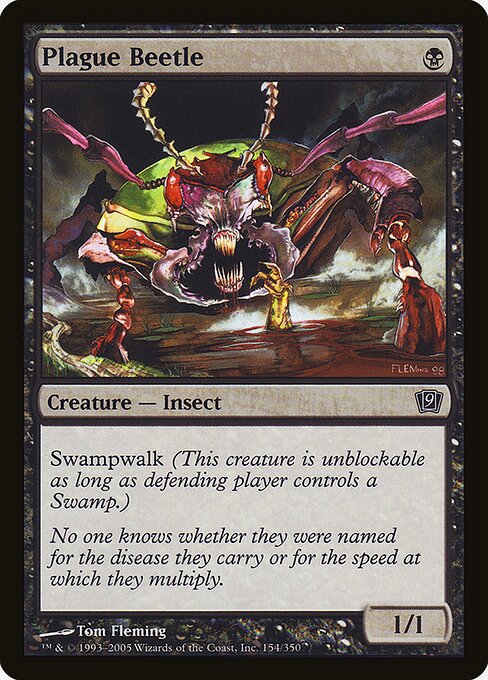 Plague Beetle - Ninth Edition Common Card
