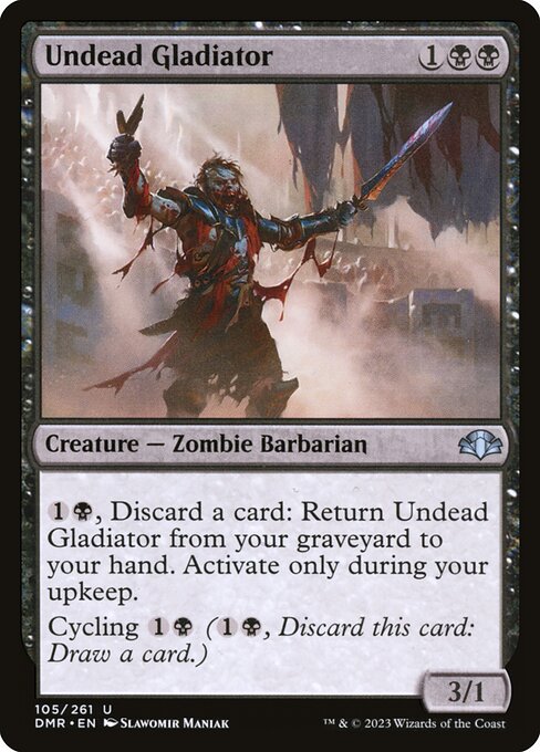 Undead Gladiator - Dominaria Remastered Uncommon Card