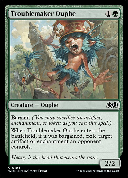 Troublemaker Ouphe - Wilds of Eldraine Common Card