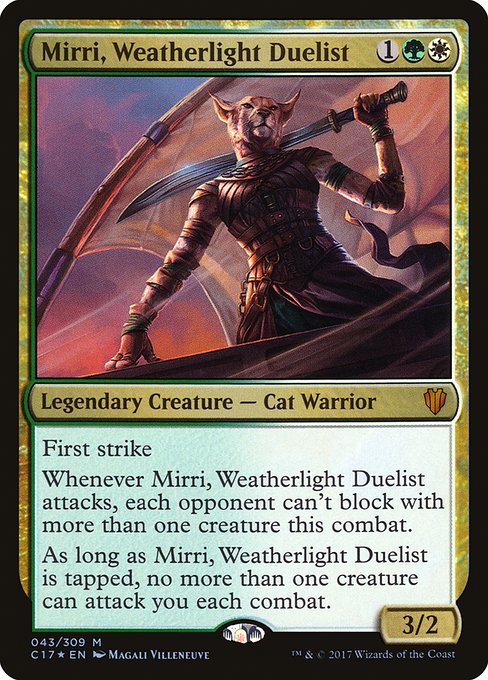 Mirri, Weatherlight Duelist - Commander 2017 Mythic Card